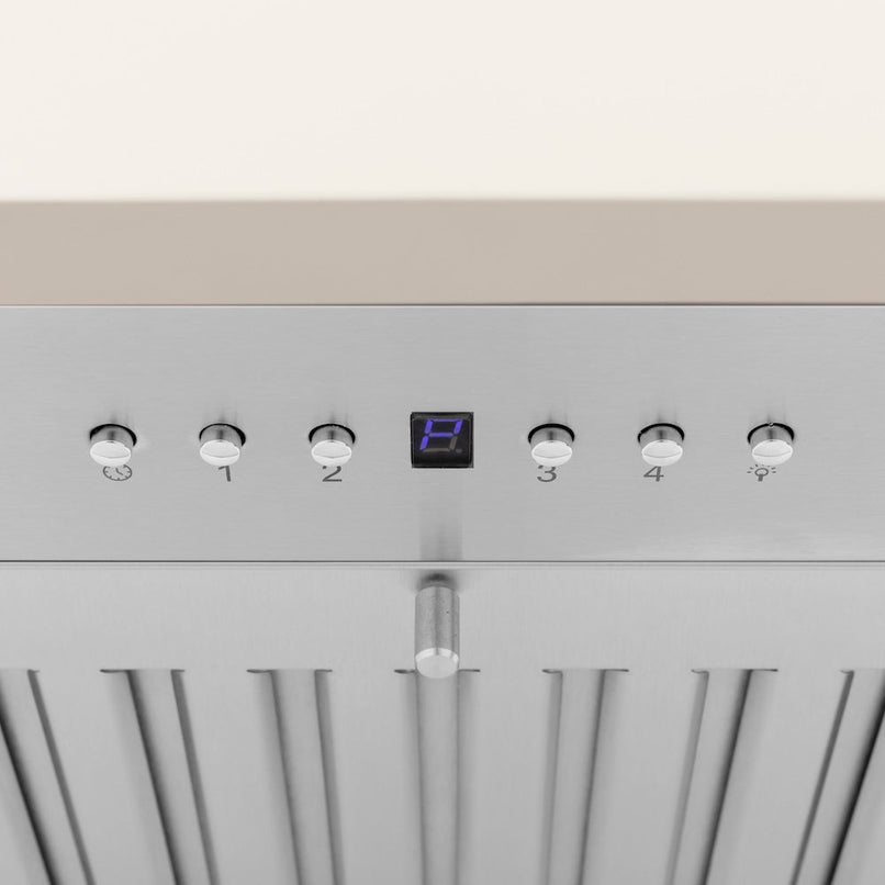 ZLINE 30 in. Ducted Vent Wooden Wall Mount Range Hood in Cottage White (KPTT-30)