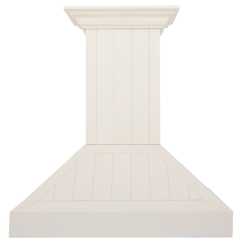 ZLINE 30 in. Ducted Vent Wooden Wall Mount Range Hood in Cottage White (KPTT-30)