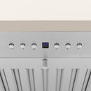 ZLINE 36 in. Ducted Vent Wooden Wall Mount Range Hood in Cottage White (KPTT-36)