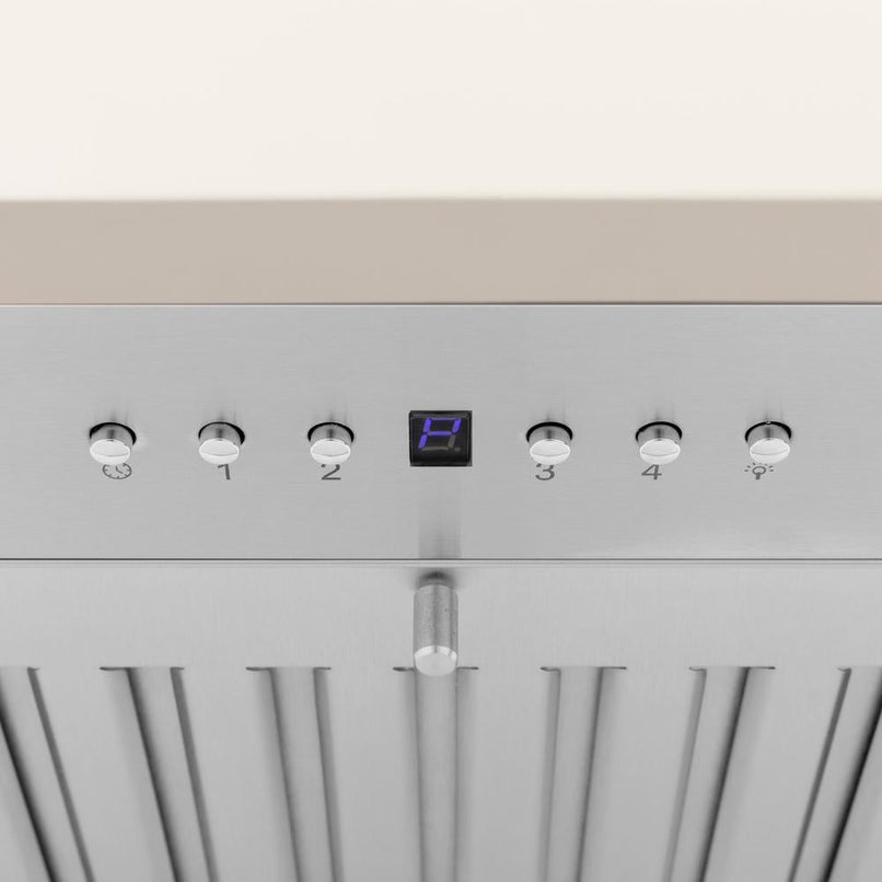 ZLINE 36 in. Ducted Vent Wooden Wall Mount Range Hood in Cottage White (KPTT-36)