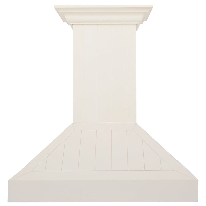 ZLINE 36 in. Ducted Vent Wooden Wall Mount Range Hood in Cottage White (KPTT-36)