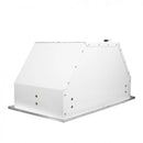 ZLINE 20.5 in. Ducted Wall Mount Range Hood Insert with LED Lighting in Stainless Steel (E690) top side.