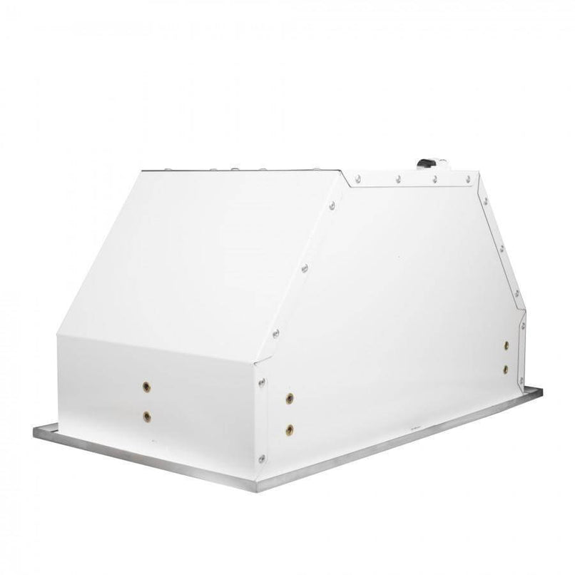 ZLINE 20.5 in. Ducted Wall Mount Range Hood Insert with LED Lighting in Stainless Steel (E690) top side.