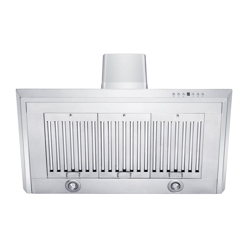 ZLINE 36 in. Convertible Vent Wall Mount Range Hood in Stainless Steel (KF-36) under.