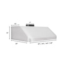 ZLINE 30 in. Ducted Under Cabinet Range Hood in Stainless Steel (623-30)