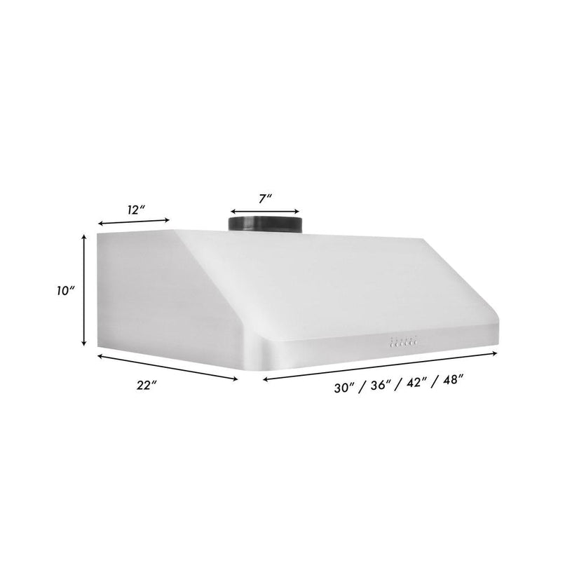 ZLINE 30 in. Ducted Under Cabinet Range Hood in Stainless Steel (623-30)