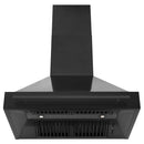 ZLINE 36 in. Black Stainless Steel Range Hood with Black Stainless Steel Handle (BS655-36-BS) under.