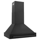 ZLINE 36 in. Black Stainless Steel Range Hood with Black Stainless Steel Handle (BS655-36-BS)