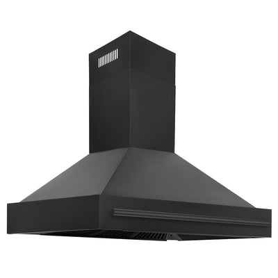 ZLINE 48 in. Black Stainless Steel Range Hood with Black Stainless Steel Handle (BS655-48-BS)