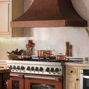 ZLINE 48 in. Designer Series Hand-Hammered Copper Finish Ducted Wall Mount Range Hood (8632H-48)