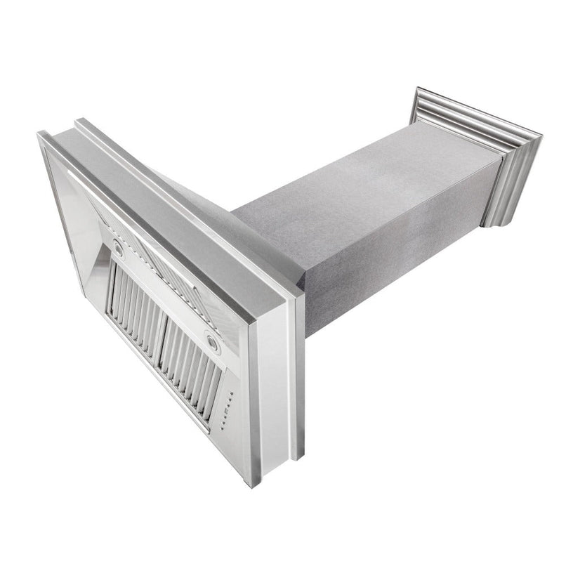ZLINE 30 in. Designer Series Ducted Wall Mount Range Hood in Satin Stainless Steel (8656S-30)
