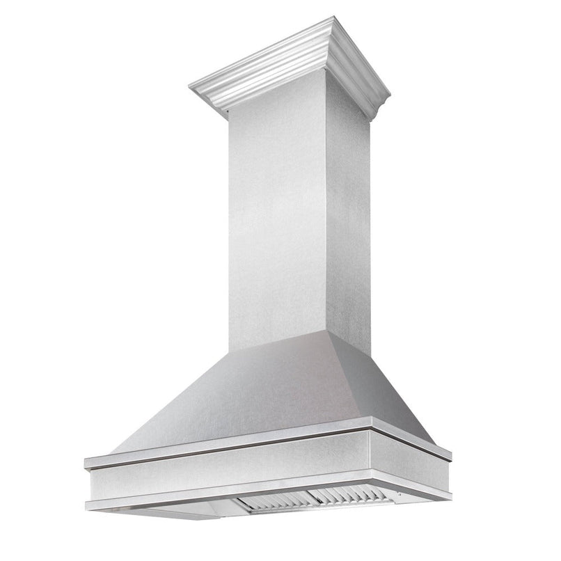 ZLINE 48 in. Designer Series Wall Mount Range Hood in Satin Stainless Steel (8656S-48)