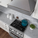 ZLINE 30 in. Designer Series Ducted Wall Mount Range Hood in Satin Stainless Steel (8656S-30)