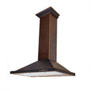 ZLINE 30 in. Designer Series Hand-Hammered Copper Convertible Vent Wall Mount Range Hood (8KBH-30)