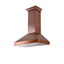 ZLINE 30 in. Designer Series Convertible Vent Wall Mount Range Hood in Copper (8667C-30)