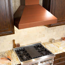 ZLINE 48 in. Designer Series Ducted Wall Mount Range Hood in Copper (8667C-48)