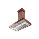 ZLINE 30 in. Designer Series Convertible Vent Wall Mount Range Hood in Copper (8667C-30)
