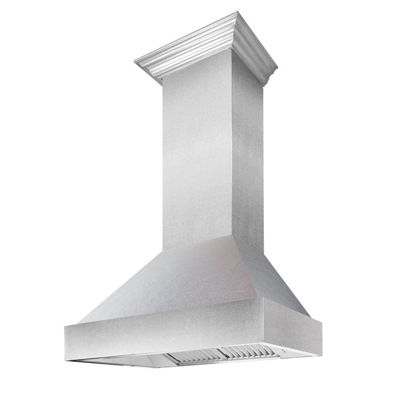 ZLINE 30 in. Satin Stainless Steel Wall Mount Range Hood (8654SN-30)