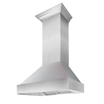 ZLINE 30 in. Satin Stainless Steel Wall Mount Range Hood (8654SN-30)