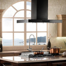 ZLINE 30 in. Convertible Island Mount Range Hood in Black Stainless Steel (BSKE2iN-30)