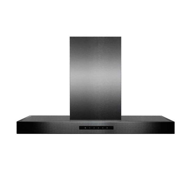 ZLINE 36 in. Convertible Island Mount Range Hood in Black Stainless Steel (BSKE2iN-36)