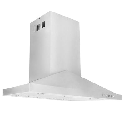 ZLINE 36 in. Convertible Vent Island Mount Range Hood in Stainless Steel (GL1i-36)