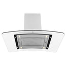 ZLINE 30 in. Convertible Vent Island Mount Range Hood in Stainless Steel and Glass (GL9i-30)