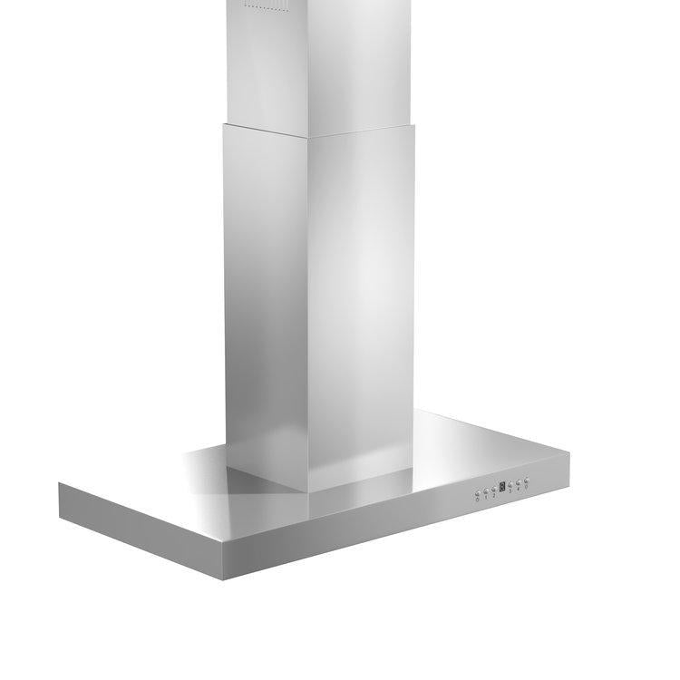 ZLINE 30 in. Convertible Vent Island Mount Range Hood in Stainless Steel (KE2i-30)