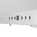 ZLINE 30 in. CrownSound™ Ducted Vent Island Mount Range Hood in Stainless Steel with Built-in Bluetooth Speakers (GL1iCRN-BT-30)