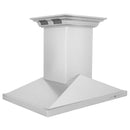 ZLINE 30 in. CrownSound™ Ducted Vent Island Mount Range Hood in Stainless Steel with Built-in Bluetooth Speakers (GL1iCRN-BT-30)