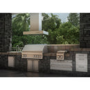 ZLINE 48 in. Ducted Outdoor Island Mount Range Hood in Stainless Steel (KECOMi-304-48)