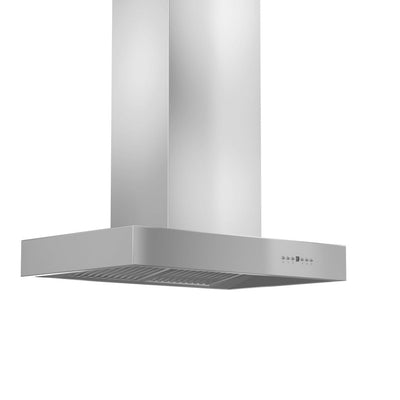ZLINE 36 in. Ducted Professional Island Mount Range Hood in Stainless Steel (KECOMi-36)