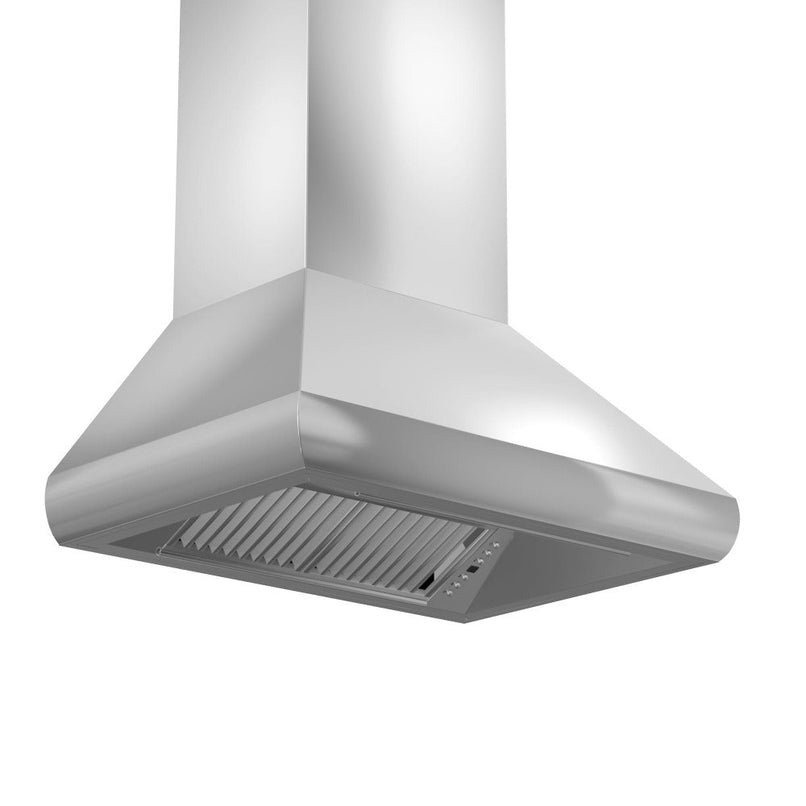 ZLINE 48 in. Professional Convertible Vent Wall Mount Range Hood in Stainless Steel (587-48)