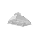 ZLINE 40 in. Ducted Wall Mount Range Hood Insert in Stainless Steel (721-40) side, under.