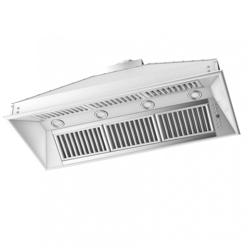 ZLINE 46 in. Ducted Wall Mount Range Hood Insert in Stainless Steel (721-46)