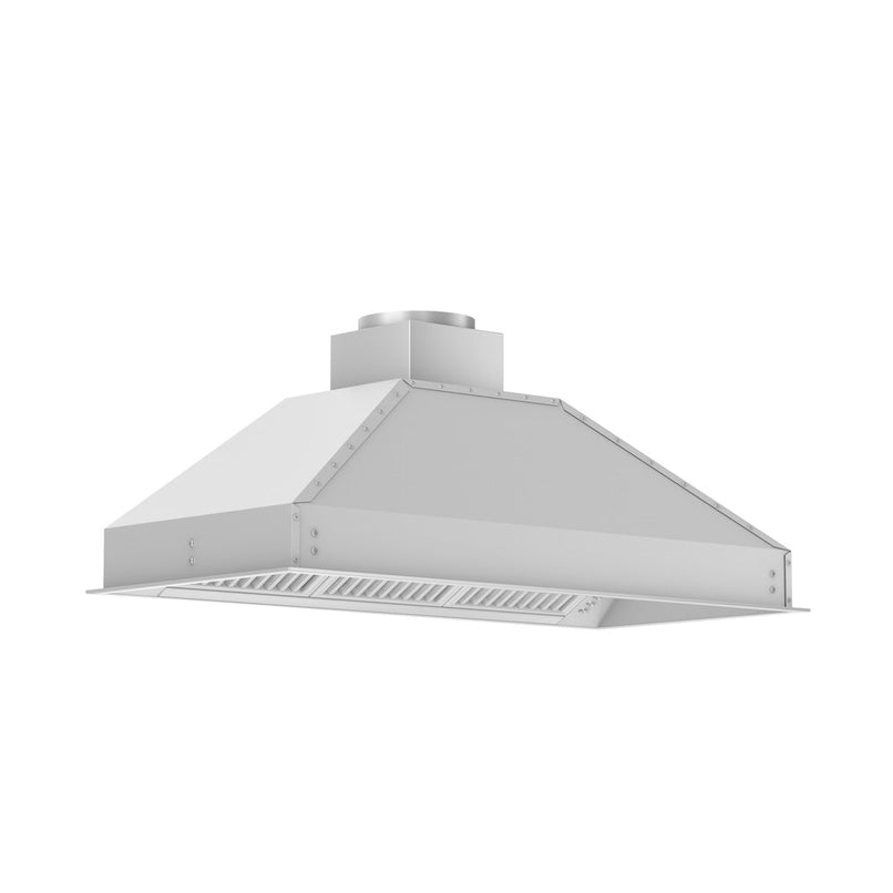 ZLINE 46 in. Ducted Wall Mount Range Hood Insert in Outdoor Approved Stainless Steel (721-304-46) side.