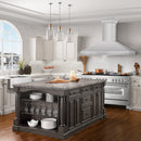 ZLINE 60 in. Professional Convertible Vent Wall Mount Range Hood in Stainless Steel with Crown Molding (597CRN-60)