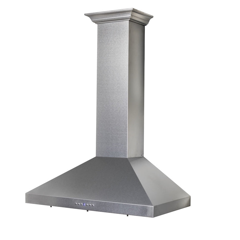 ZLINE 30 in. Convertible Vent Wall Mount Range Hood in Satin Stainless Steel (8KL3S-30) side.