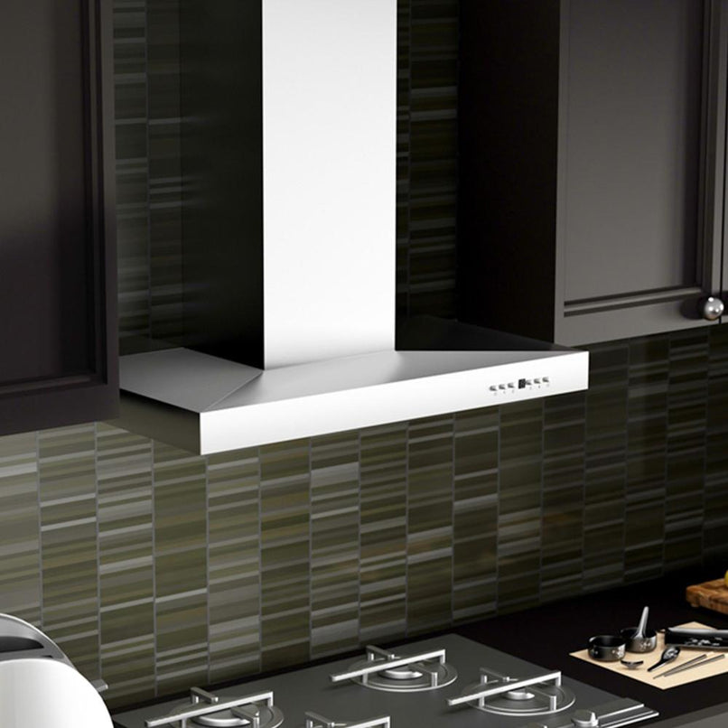 ZLINE 36 in. Convertible Vent Wall Mount Range Hood in Stainless Steel (KE-36)