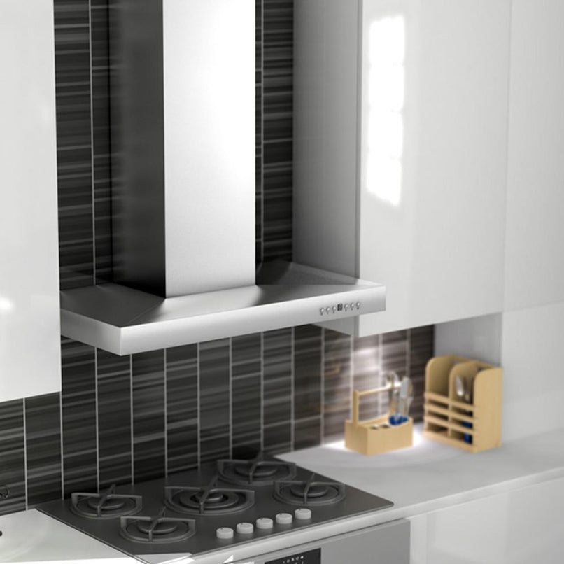 ZLINE 36 in. Convertible Vent Wall Mount Range Hood in Stainless Steel (KE-36)