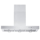 ZLINE 36 in. Convertible Vent Wall Mount Range Hood in Stainless Steel (KE-36) bottom.