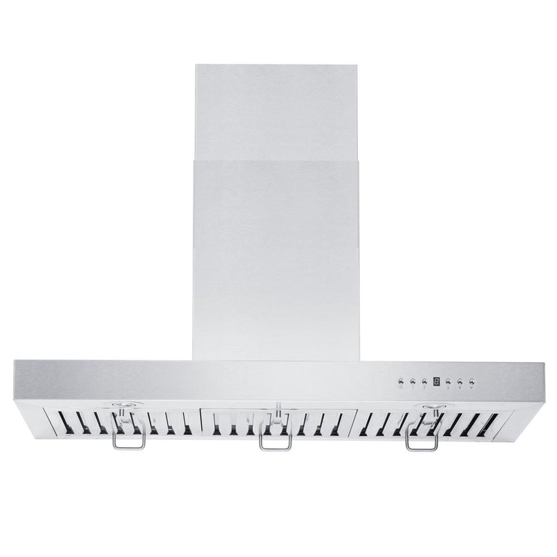 ZLINE 36 in. Convertible Vent Wall Mount Range Hood in Stainless Steel (KE-36) bottom.