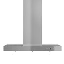 ZLINE 36 in. Convertible Vent Wall Mount Range Hood in Stainless Steel with Crown Molding (KECRN-36) front.