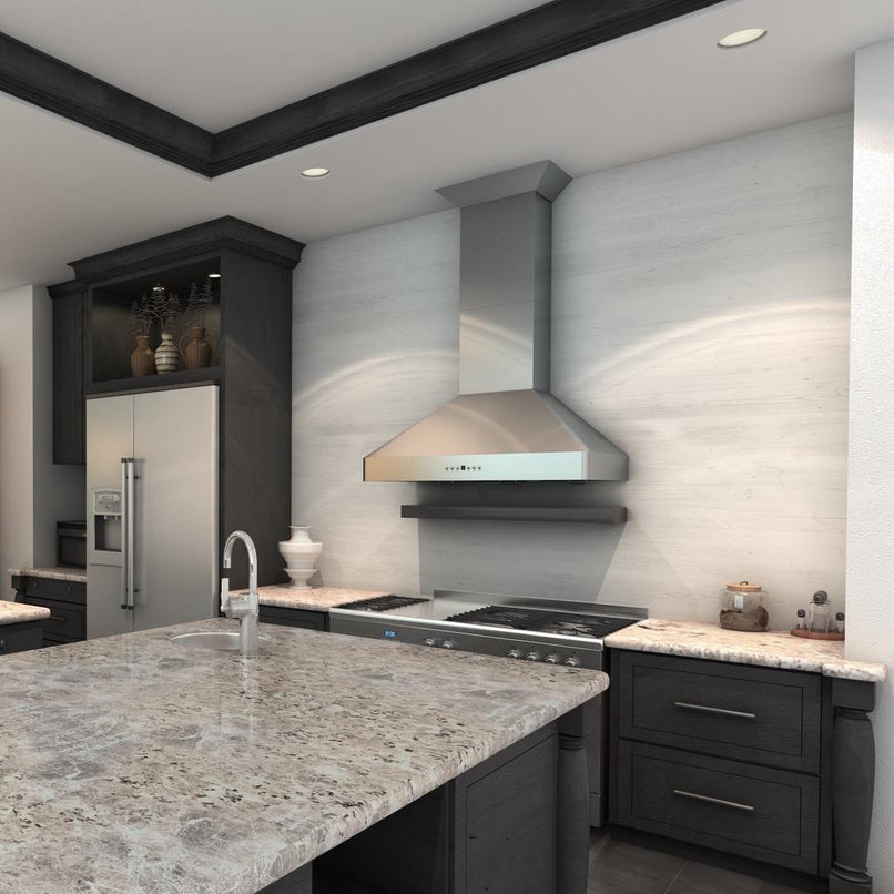 ZLINE 30 in. Convertible Vent Wall Mount Range Hood in Stainless Steel (KF2-30)