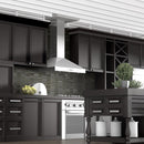 ZLINE 36 in. Convertible Vent Wall Mount Range Hood in Stainless Steel with Crown Molding (KL3CRN-36)