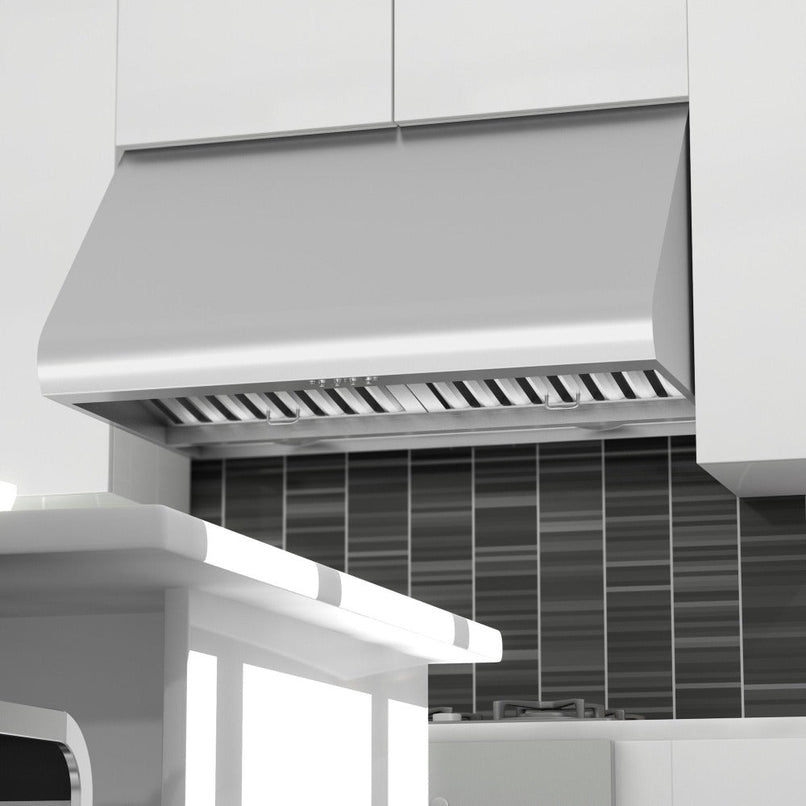 ZLINE 60 in. Convertible Vent Under Cabinet Range Hood in Stainless Steel (527-60) under.