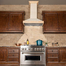 ZLINE 36 in. Ducted Unfinished Wooden Wall Mount Range Hood (KBUF-36)
