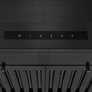 ZLINE 36 in. Convertible Vent Wall Mount Range Hood in Black Stainless Steel (BSKEN-36)