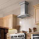 ZLINE 36 in. Convertible Vent Wall Mount Range Hood in Stainless Steel and Glass (KN-36)