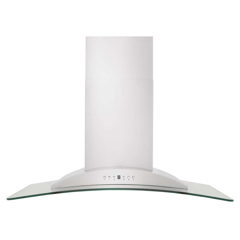 ZLINE 30 in. Convertible Vent Wall Mount Range Hood in Stainless Steel and Glass (KN-30)